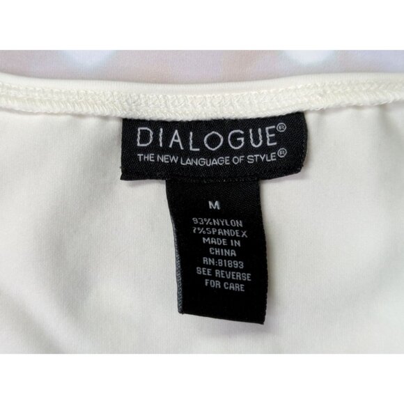 Vintage QVC Dialogue Womens Medium Tan Brocade Textured 2 Piece Shirt Jacket Set - Picture 13 of 15